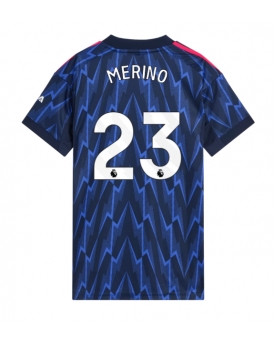 Arsenal Mikel Merino #23 Maglia Gara Trasferta Repliche 2025-26 Donna Maniche Corte